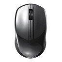 【中古】【非常に良い】バッファロー 無線(2.4GHz) BlueLEDマウス 3ボタン ブラック BSMBW100BK dwos6rj(2)