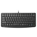 【中古】【非常に良い】エレコム キーボード 有線 メンブレン ミニキーボード 【本格静音設計】 ブラック TK-FCM089SBK n5ksbvb