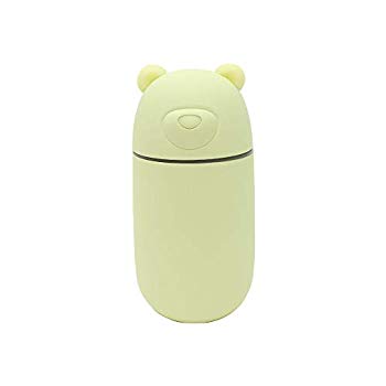 【中古】USBポート付きクマ型ミニ加湿器「URUKUMASAN(うるくまさん)」 グリーン mxn26g8