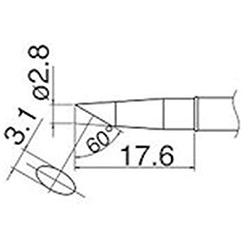 Soldering Irons - 【中古】白光 こて先 2.8BC型 T3103BC28 dwos6rj