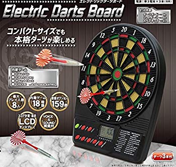 【状態　非常に良い】(中古品)ハック エレクトリックダーツボード【メーカー名】ハック【メーカー型番】HAC1562【ブランド名】ハック【商品説明】ハック エレクトリックダーツボードコンパクトサイズでも本格ダーツが楽しめる内臓ゲーム: CountUp、CountDown、RoundClock、Cricket and more gamesセット内容:ダーツボード…1枚、ソフトダーツ…3本、スペアチップ…3コダーツ3本付最大プレイ人数8人当店では初期不良に限り、商品到着から7日間は返品を 受付けております。品切れの場合は2週間程度でお届け致します。ご注文からお届けまで1、ご注文⇒24時間受け付けております。2、注文確認⇒当店から注文確認メールを送信します。3、在庫確認⇒中古品は受注後に、再メンテナンス、梱包しますので　お届けまで3日〜10日程度とお考え下さい。4、入金確認⇒前払い決済をご選択の場合、ご入金確認後、配送手配を致します。5、出荷⇒配送準備が整い次第、出荷致します。配送業者、追跡番号等の詳細をメール送信致します。6、到着⇒出荷後、1〜3日後に商品が到着します。当店はリサイクル専門店につき一般のお客様から買取しました中古扱い品です。ご来店ありがとうございます。