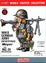 【中古】(未使用・未開封品) ファインモールド 1/12? ワールドファイターコレクション ドイツ陸軍歩兵・マイヤー プラモデル FT6 ar3p5n1