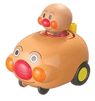 【中古】(未使用・未開封品) アンパンマン プッシュゼンマイアンパンマン号