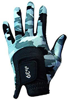 【中古】ミックゴルフ(MIC 39 GOLF) FIT39 グローブ ユニセックス MGF-220N 右手着用(左利き用) 迷彩/黒 Lサイズ 6g7v4d0