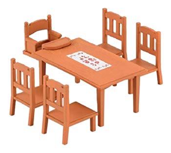 【中古】(未使用・未開封品)　シルバニアファミリー 家具 ダイニングテーブルセット カ-412 ar3p5n1