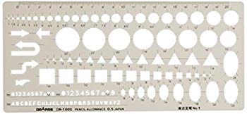 【中古】ドラパス テンプレート S型 100S 総合定規 No.1 32100S tf8su2k