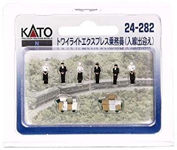 中古 KATONゲージトワイライトExp.乗務員入線出迎24-282ジオラマ用品