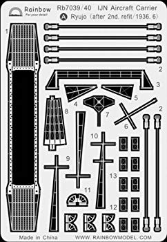 【中古】(未使用・未開封品)　1/700 空母龍驤（第二次改装時）用エッチング p1m72rm