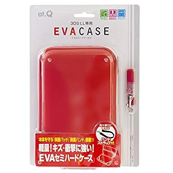 【中古】ニンテンドー3DS LL 用 EVAセミハードケース レッド QEVA-3DSLLR i8my1cf