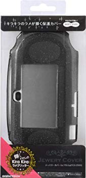 【中古】(未使用 未開封品) PSVita (PCH-2000) 用プロテクトカバー『ジュエリーカバー:ソフトタイプ for Vita 2000 (ブラックグリッター) 』 v1yptgt