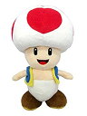 【中古】【非常に良い】スーパーマリオ ALL STAR COLLECTION キノピオ S ぬいぐるみ 高さ20cm d2ldlup