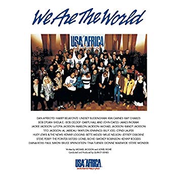 【中古】We Are The World DVD CD (30周年記念ステッカー付) qqffhab