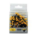 【中古】【非常に良い】LEZAX(レザックス) TEE-OFF ミリタイプ鋲(14個入り) ブラックxイエロー TOSP-5751 BKYE qqffhab(4)