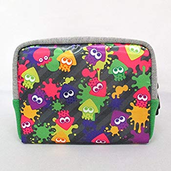 【中古】Splatoon2 SPZ29 スクエアポーチ A (イカ) 高さ12cm z2zed1b