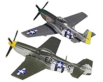 【中古】(未使用・未開封品)　プラッツ 1/144 大戦機シリーズ 第二次世界大戦 アメリカ軍 P-51D マスタング 2機セット プラモデル PDR-1 bt0tq1u