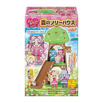 【中古】(未使用・未開封品)　プリキュア ぷりきゅーとタウン 森のツリーハウス (10個入) 食玩・ガム (HUGっと!プリキュア) bt0tq1u