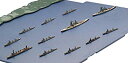 【中古】【非常に良い】フジミ模型 1/3000 集める軍艦シリーズ No.15 ガダルカナル島砲撃挺身隊セット(金剛/榛名/五十鈴/彩色済み上空直衛機付き) プ...
