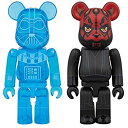 【中古】(未使用・未開封品) BE@RBRICK DARTH VADER(TM)(HOLOGRAPHIC Ver.) & DARTH MAUL(TM) 2 PACK 『STARWARS』 ABS&PVC 塗装済み可動フィギュア df5ndr3|詳細画像