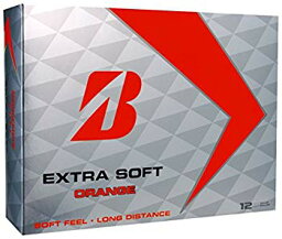 【中古】(未使用・未開封品)　BRIDGESTONE(ブリヂストン) ゴルフボール EXTRA SOFT ゴルフボール(1ダース 12球入り) XSOX オレンジ qdkdu57