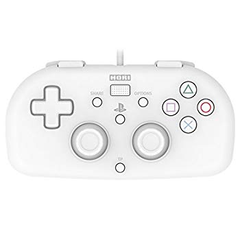 【中古】【SONYライセンス商品】ワイヤードコントローラーライト for PS4 ホワイト【PS4対応】 n5ksbvb