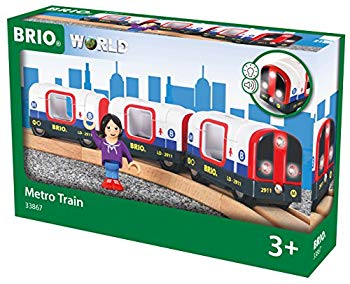 【中古】BRIO WORLD ライト&サウンド付メトロ列車 33867 dwos6rj