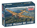 【中古】【非常に良い】MC14721 1/144 ドイツ空軍 ハインケル HE-111 プラモデル qqffhab