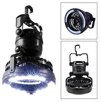 【中古】(未使用 未開封品) iMBAPriceテつョ Deluxe Outdoor Camping 2-In-1 Combo 18 Super Bright LED Lantern and Fan (CFAN-LED) by iMBAPrice kmdlckf