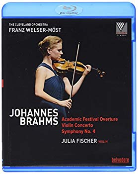 【中古】ブラームス・ツィクルス1 - ヴァイオリン協奏曲ニ長調/交響曲第4番[Blu-ray] n5ksbvb doriem-10295842 ドリエムコーポレーション パッケージ画像
