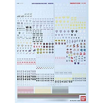【中古】(未使用・未開封品)　ガンダムデカールDX 01 一年戦争系 p1m72rm