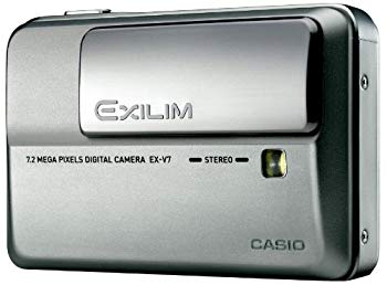 【中古】CASIO デジタルカメラ EXILIM (エクシリム) Hi-ZOOM EX-V7SR シルバー bme6fzu