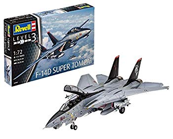 【中古】(未使用・未開封品) ドイツレベル 1/72 アメリカ空軍戦闘機 F-14D スーパートムキャット プラモデル 03960 0pbj0lf