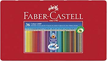 25 - 36 Colors - 【中古】(未使用・未開封品)　ファーバーカステル カラーグリップ水彩色鉛筆 36色(缶入) gsx453j