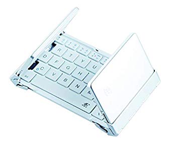 【中古】(未使用・未開封品)　スリーイー Bluetooth3.0 キーボード 3つ折りタイプ 英語配列 64キー ケース付属（ホワイト）3E Bluetooth Keyboard NEO（ネオ） 3E-BKY8-WH 6k88evb
