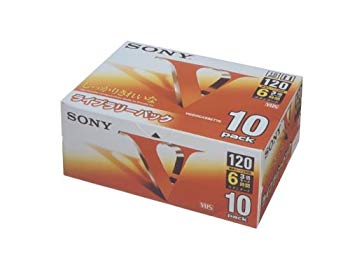 【中古】【非常に良い】SONY 録画用VHSビデオカセットテープ 120分 10巻 スタンダード 10T120VL cm3dmju