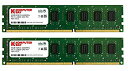 【中古】【非常に良い】Komputerbay 8GBメモリ 2枚組 4GBX2 DUAL デスクトップパソコン用 増設メモリ DDR3 PC3-12800 16...