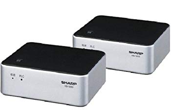 【中古】【非常に良い】SHARP PLC（高速電力線通信）アダプター LAN1ポート+LAN1ポートタイプ 初期設定済ペアモデル HN-VA10S bme6fzu
