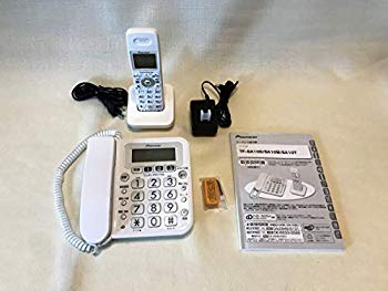 【中古】Pioneer デジタルコードレス電話機 子機1台付き 1.9GHz DECT準拠方式 ホワイト TF-SA10S-W khxv5rg