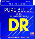 【中古】(未使用・未開封品) DR ベース弦 PURE BLUES カンタム ニッケル .045-.105 PB-45 60wa65s