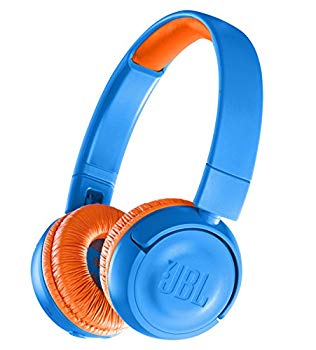 【中古】JBL JR300BT 子供向け Bluetoothヘッドホン 音量制御機能搭載/カスタマイズシール付属 ブルー/オレンジ JBLJR300BTUNO 【国内正規品/メーカー1年 z2zed1b