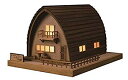 【中古】(未使用・未開封品) ウッディジョー 灯3 カナディアンハウス 木製模型 7z28pnb