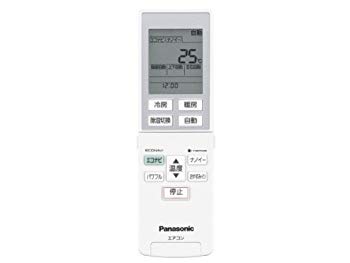 【中古】パナソニック　リモコン(リモコンホルダー付き）　【CWA75C4274X】　エアコン（CS-2* 数字で始まる）リモコン qqffhab