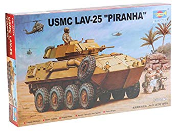 【中古】トランペッター 1/35 米海兵隊 LAV-25 ピラニア プラモデル o7r6kf1