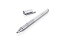 【中古】ワコム スタイラスペン Bamboo Stylus fineline iPad用筆圧ペン シルバー CS600CS d2ldlup