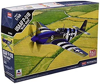 【中古】(未使用・未開封品)　アカデミー 1/48USAAF P-51Bノルマンディー上陸作戦70周年 プラモデル f4u0baa