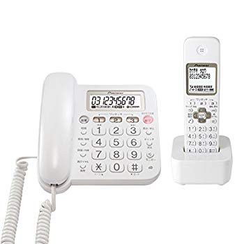 【中古】パイオニア Pioneer TF-SA15S デジタルコードレス電話機 子機1台付き/迷惑電話対策 ホワイト TF-SA15S-W 【国内正規品】 w17b8b5