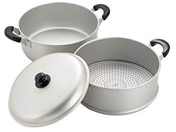 【中古】ニューセレット アルミ 2段 蒸し器 30cm H-2419 wgteh8f