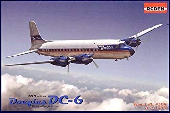 【中古】【非常に良い】ローデン 1/144 米ダグラスDC-6四発旅客機1950年代 プラモデル 9jupf8b
