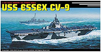 【中古】ドラゴン 1/700 アメリカ海軍 航空母艦 U.S.S.エセックス CV-09 プラモデル DR7049 mxn26g8