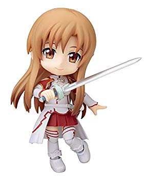 【中古】コトブキヤ キューポッシュ ソードアート・オンライン アスナ ノンスケール PVC製 塗装済み可動フィギュア d2ldlup(3.0)