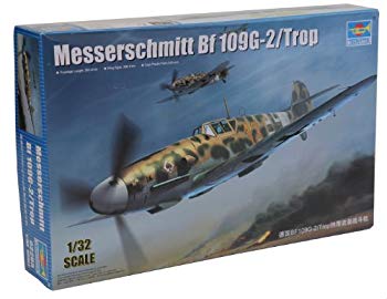 【中古】(未使用・未開封品)　トランペッター 1/32 ドイツ軍 メッサーシュミット Bf109G-2/Trop プラモデル vf3p617
